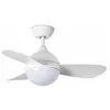 Image de Faro HVAR Ventilateur de plafond blanc avec lumière LED