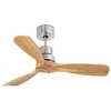 Image de Faro MINI LANTAU Nickel mat ventilateur de plafond en pin avec moteur à courant continu 2700K