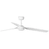 Image de Faro PUNT Ventilateur de plafond blanc à 3 pales avec moteur à courant continu