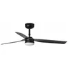 Image de Faro PUNT Ventilateur de plafond Led noir à 3 pales avec moteur à courant continu