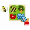 Image de Puzzle en bois dencastrement - Goula - Campagne - Animaux - 4 pièces - Mixte - 12 mois+