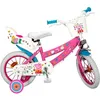 Image de Vélo 14 pouces Peppa Pig - Disney - Fille - Stabilisateur - 2 freins - Rose