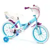 Image de Velo 16 pouces la reine des neiges 5-7 ans stabilisateur violet