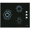 Image de Plaque au gaz - CATA - CIB6021BK - 60 cm - Noir - Table de cuisson au gaz - Électronique