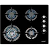 Image de Plaque au gaz Cata CCI6031 60 cm Noir (4 cuisinière) - CATA - Table de cuisson au gaz - Verre trempé - Noir