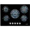 Image de Plaque au gaz - CATA - L 7005 CI - 5 feux - Noir - Table de cuisson au gaz