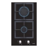 Image de Cata Sci 3002 Bk Noir Intégré 30 Cm Gaz 2 Zone(s)