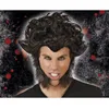 Image de Perruque Loup-Garou avec Favoris - ATOSA - Halloween - Homme Adulte Noir Gris