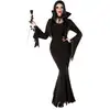 Image de Déguisement Pour Adultes Noir Vampiresse Fantôme Sexy (1 Pièce) - Xs/s