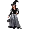 Image de Déguisement de Sorcière - ANGEL TOMAS SA - Sorcière Glamour - Gris - Fille - Halloween