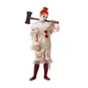 Image de Déguisement enfant - AC-DÉCO - Femme clown - 3-4 ans - Polyester - Costume Halloween blanc