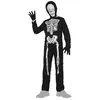 Image de Déguisement Pour Enfants Noir Squelette 7-9 Ans (3 Pièces)