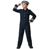 Image de Déguisement enfant - ATOSA - Déguisement marin marchand - 7-9 ans - Bleu foncé - Chapeau chemise pantalon