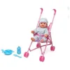 Image de Poupée Bébé Loving Baby rose   avec son et accessoires