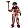 Image de Déguisement Homme Clown rayures Halloween
