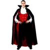 Image de Déguisement homme vampire classique - ATOSA - taille XL - Noir - Rouge