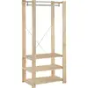 Image de Penderie en pin massif evolution hauteur 174 cm