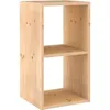 Image de Cube 2 cases Dinamic - ASTIGARRAGA KIT LINE - Pin massif - Meuble de salon - Style campagne - 71x33x36 cm