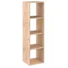 Image de Astigarraga Etagère 4 cases bois 140cm - dinamic-4