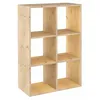 Image de Étagère Astigarraga Dinamic 6 Cubes Modulaire Naturel Pin (70,8 X 33 X 105,4 Cm)