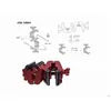 Image de Multiclamp double serrage fixe - PIHER - 34054 - D. 18 à 48 mm - Antidérapant - 360°