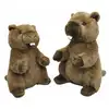 Image de Jouet Peluche Brune Marmotte 38 Cm