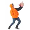 Image de Déguisement Pour Adultes Halloween Cochon Sudadera Orange (2 Pièces)