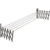 Image de Étendoir à linge mural 150 cm en aluminium inoxydable 5 barres - Séchoir Extens