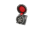 Image de Socle femelle CEE triphasé, 5 x 63A, incliné IP67 931456AB