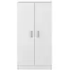 Image de Armoire À Chaussures Fiona 2 Portes (30 Paires) L55 Cm X H108cm - Blanc