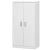 Image de Meuble à chaussures bois blanc melaminé capana h 108 cm