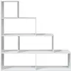 Image de Étagère Escalier Anaïs 7 Cases L145cm X H145cm - Blanc