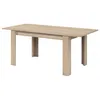 Image de Table à manger extensible KENDRA - Style contemporain - Décor chêne - L 140-190 x l 90 cm
