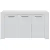 Image de Buffet wendy 3 portes l144cm - blanc