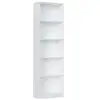 Image de Etagère murale alix 4 tablettes l52cm x h180cm - blanc