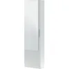 Image de Meuble à chaussure - 1 porte 1 miroir - blanc - 50x 22 x 180 cm - KRISTAL