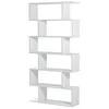 Image de CALICOSY - Bibliothèque avec 6 niveaux H192 cm - Athena - Blanc