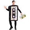 Image de Witbaard costume cassette bande polyester noir mt M/L