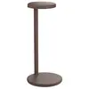 Image de FLOS lampe de table OBLIQUE QI (2700K, marron opaque - Aluminium et PMMA)