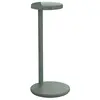 Image de FLOS lampe de table OBLIQUE QI (2700K, vert sauge poli - Aluminium et PMMA)