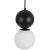 Image de Suspension 13,8 X 13,8 X 25,8 Cm Verre Métal Blanc