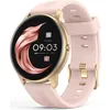 Image de AGPTEK Montre Connectée Femme Bluetooth 5.0 avec Fréquence Cardiaque Podomètre Sommeil Musique Etanche IP68 pour iOS/Android-Or