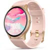Image de AGPTEK Montre Connectée Femme Montre Intelligent Bluetooth Étanche 5ATM Tracker dActivité avec Fréquence Cardiaque Sommeil-Or