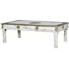 Image de Table Basse En Manguier Blanc Vieilli