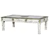 Image de Table basse en manguier blanc vieilli