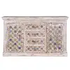 Image de Table de chevet bois de manguier 90x150x40