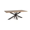 Image de Table à manger - Bois-Métal - Marron - Décoration dAutrefois