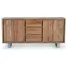 Image de Buffet - acacia - coloris naturel -81x172x45