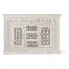 Image de Buffet En Bois Manguier Blanc Vieilli