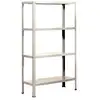 Image de Etagère Légère Sans Vis Simonhome Classic Mini 4/300 Blanc/blanc Blanc 1600x800x300 - Simonrack
